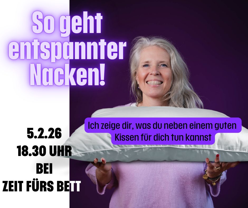 Ich zeige dir, wie du deinen Nacken auch im Alltag entspannst!